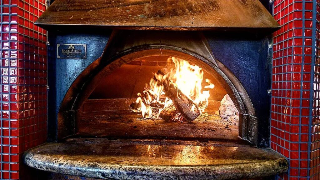 Wood burning.