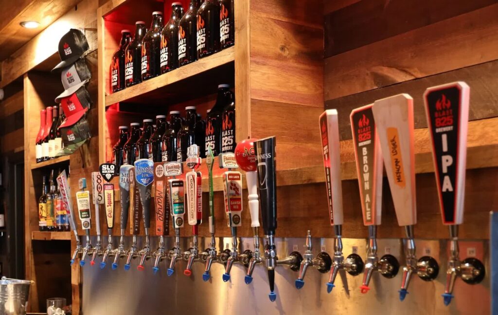Bar taps.