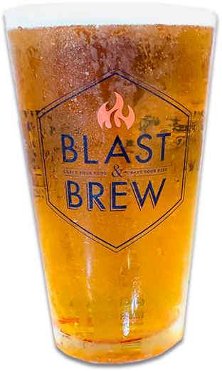 Glass of ale.