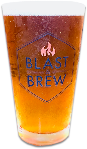 Glass of pilsner.